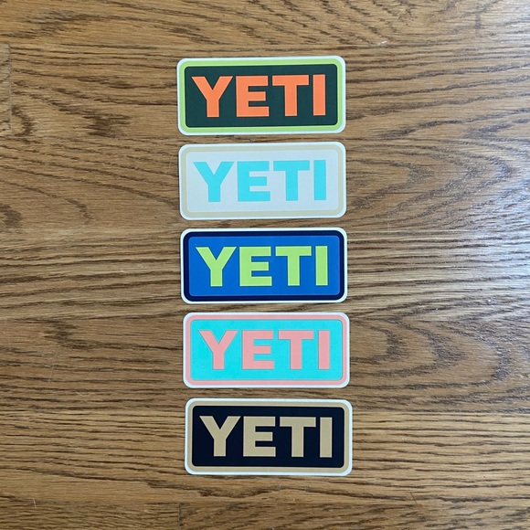 Yeti Other 5 Yeti Stickers Poshmark